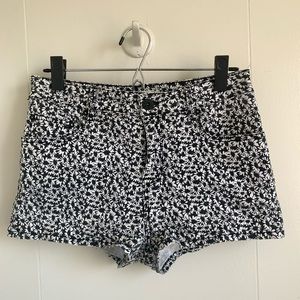 High Waisted Floral Shorts
